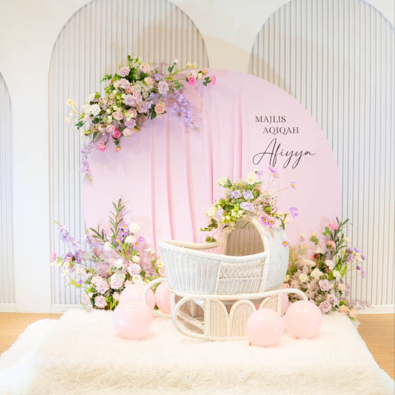 Aqiqah setup at Dheary Event Space