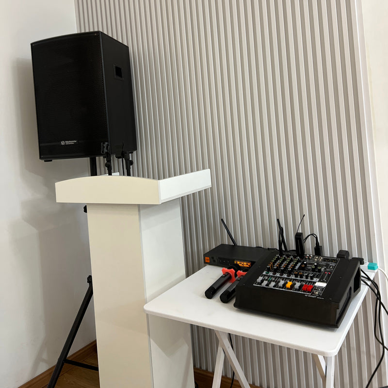 PA system and projector